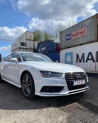 Audi A7 cena 129900 przebieg: 160775, rok produkcji 2015 z Gdynia małe 172